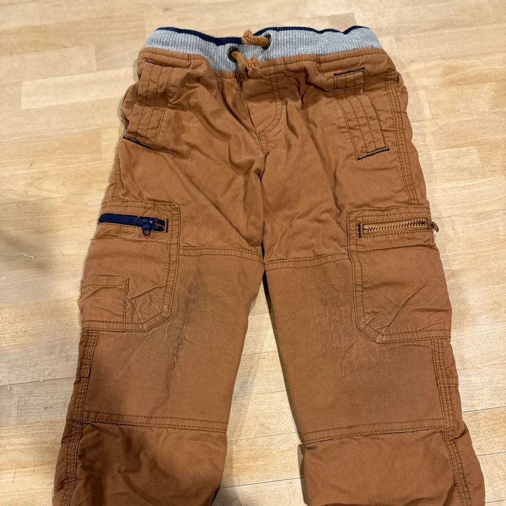 Mini Boden 4Y Cargo Pants Lined Inside